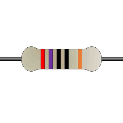 Yageo 270Ω Metal Film Fixed Resistor 0.5W ±1% MFR50SFTE52-270R