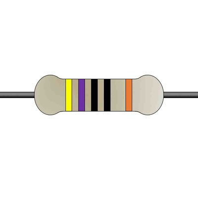 Yageo 470Ω Metal Film Fixed Resistor 1W ±5% FMP100JT-52-470R