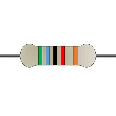 Yageo 56kΩ Metal Film Fixed Resistor 0.25W ±1% MFR-25FTE52-56K
