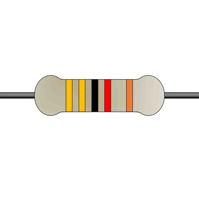 Yageo 33kΩ Metal Film Fixed Resistor 0.5W ±1% MFR50SFTE52-33K
