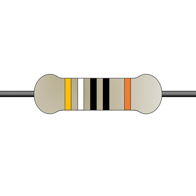 Yageo 390Ω Metal Film Fixed Resistor 0.6W ±1% MF0207FTE52-390R