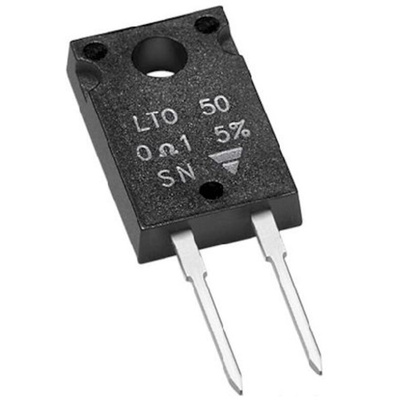 Vishay Thick Film Resistor 50W 5% LTO050FR0100JTE3