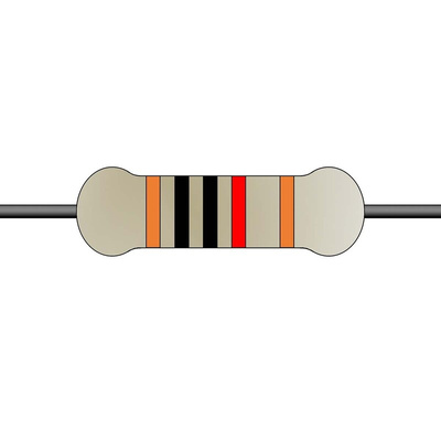 Yageo 10kΩ Metal Film Fixed Resistor 0.4W ±1% MF0204FTE52-10K