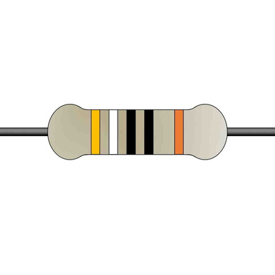 Yageo 390Ω Metal Film Fixed Resistor 0.25W ±1% MFR-25FTE52-390R
