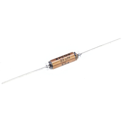 EPCOS 22 μH Ferrite VHF Inductor, Max SRF:110MHz, 3A Idc, 70Ω Rdc, B82111-E