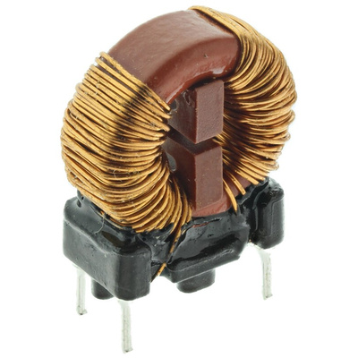 Wurth 10 mH ±30% Leaded Inductor, 700mA Idc, 350mΩ Rdc, WE-CMB HC