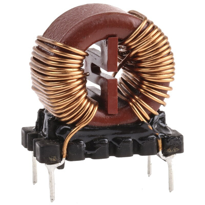 Wurth 5 mH ±30% Leaded Inductor, 6A Idc, 45mΩ Rdc, WE-CMB