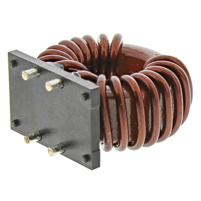 Wurth 500 μH ±30% Ferrite Leaded Inductor, Max SRF:100kHz, 35A Idc, 2.3mΩ Rdc, WE-CMB HC
