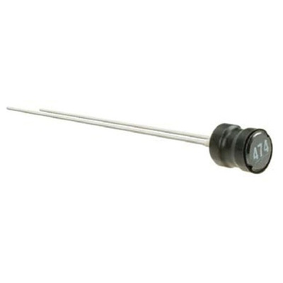 Murata 47 μH ±10% Leaded Inductor, Max SRF:1kHz, 500mA Idc, 540mΩ Rdc, 1100R