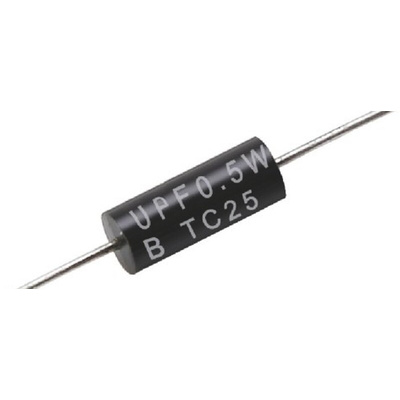 TE Connectivity 10Ω Metal Film Resistor 0.5W ±0.1% UPF50B10RV