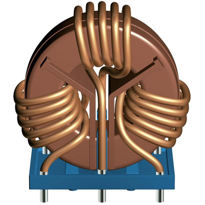 EPCOS 1.5 mH -30 → +50% Ferrite Power Line Choke, Max SRF:10kHz, 20A Idc, 4.2mΩ Rdc 350 V ac, B82747E