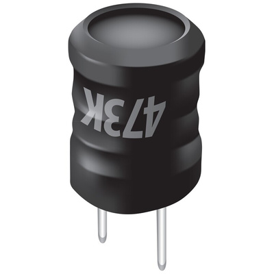Bourns 4.7 μH ±10% Ferrite Leaded Inductor, Max SRF:51MHz, Q:20, 4.3A Idc, 30mΩ Rdc, RL622