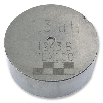 Vishay 2.2 μH ±20% Leaded Inductor, Max SRF:17.25MHz, 72A Idc, 0.7mΩ Rdc, IHTH-1125KZ-5A