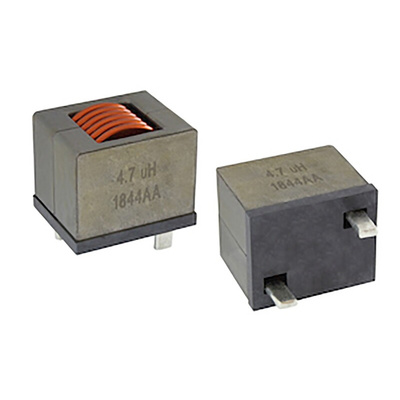 Vishay 4.7 μH ±20% Iron Powder Leaded Inductor, Max SRF:15MHz, 45A Idc, 0.95mΩ Rdc, IHDM-1008BC-30