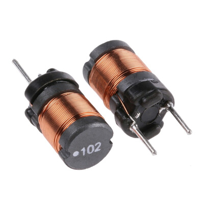 Wurth 1 mH ±10% Ferrite Radial Inductor, 420mA Idc, 2.5Ω Rdc, WE-TI