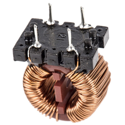Wurth 10 mH ±30% Leaded Inductor, 3A Idc, 105mΩ Rdc, WE-CMB