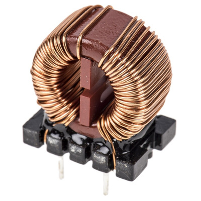Wurth 10 mH ±30% Leaded Inductor, 3A Idc, 105mΩ Rdc, WE-CMB