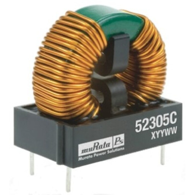 Murata 3 mH Leaded Inductor, 3.5A Idc, 45mΩ Rdc, 5200