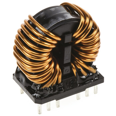 Wurth 2 x 4.5 mH -30 → +50% Nano Crystalline Common Mode Choke, Max SRF:1 kHz → 300 MHz, 18A Idc, 2 x