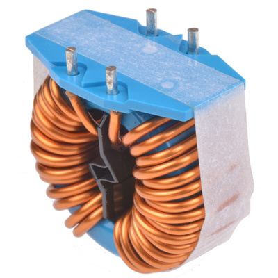 EPCOS 1.6 mH -30 → +50% Ferrite Power Line Choke, Max SRF:10kHz, 20A Idc, 4.5mΩ Rdc 250 V ac, B82726S