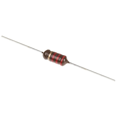 EPCOS 2.2 mH ±5% Ferrite Leaded Inductor, Max SRF:800kHz, Q:60, 120mA Idc, 9Ω Rdc, LBC
