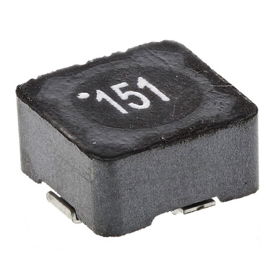 Wurth, WE-PD Shielded Wire-wound SMD Inductor with a Ferrite Core, 150 μH ±20% Wire-Wound 520mA Idc