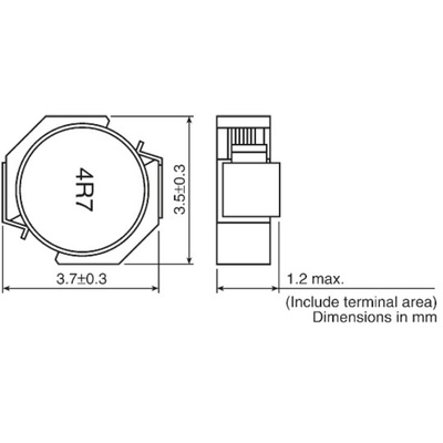 TDK, VLF4012A Shielded Wire-wound SMD Inductor 10 μH ±20% Wire-Wound 790mA Idc