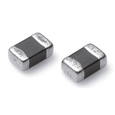 TDK, 0805 (2012M) Shielded Multilayer Surface Mount Inductor with a Ferrite Core, 1.5 μH ±10% Multilayer 80mA Idc Q:45