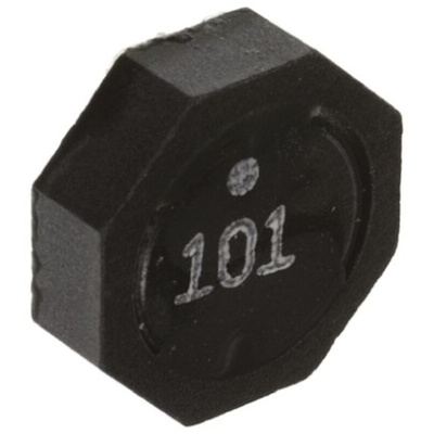 Wurth, WE-TPC, 1038 Shielded Wire-wound SMD Inductor with a Ferrite Core, 100 μH ±30% Wire-Wound 1.2A Idc