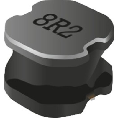 Bourns, SRN6045, 6045 Shielded Wire-wound SMD Inductor with a Ferrite Core, 1 μH ±30% Semi-Shielded 4.2A Idc