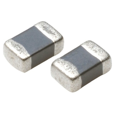 TDK, MLF, 0805 (2012M) Multilayer Surface Mount Inductor with a Ferrite Core, 100 μH ±10% Multilayer 2mA Idc Q:25