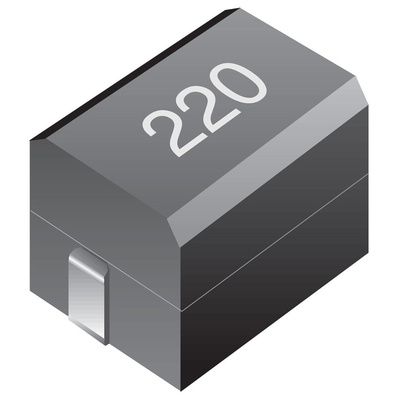 Bourns, CM322522, 322522 Shielded Wire-wound SMD Inductor with a Ferrite Core, 4.7 μH ±10% Wire-Wound 165mA Idc Q:30