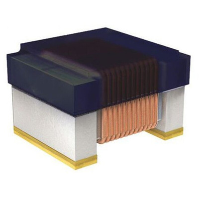 Wurth, WE-RFI, 1008A Wire-wound SMD Inductor with a Ferrite Core, 10 μH ±5% Wire-Wound 150mA Idc Q:15