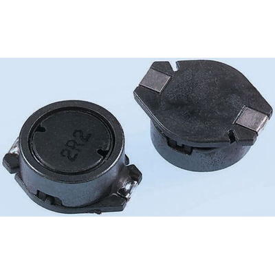 Wurth, WE-PD3 Shielded Wire-wound SMD Inductor with a Ferrite Core, 220 μH ±10% Wire-Wound 450mA Idc Q:30