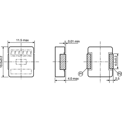 Panasonic, PCC-M104L Wire-wound SMD Inductor with a Metal Composite Core, 190 nH ±20% Wire-Wound 28A Idc