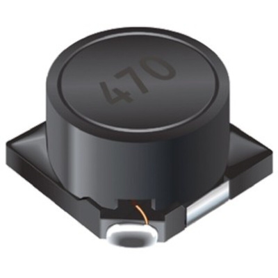 Bourns, SRR7045, 7045 Shielded Wire-wound SMD Inductor with a Ferrite DR & RI Core, 680 μH ±20% Shielded 270mA Idc Q:65