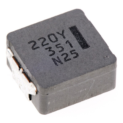 Panasonic, ETQP5M, 1054 Shielded Wire-wound SMD Inductor with a Metal Composite Core, 22 μH ±20% Wire-Wound 6.2A Idc