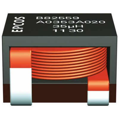 EPCOS, B82559A, ERU20 Shielded Wire-wound SMD Inductor with a Ferrite Core, 15 μH ±10% Wire-Wound 15.3A Idc