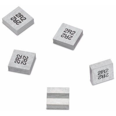 Wurth, WE-MAPI, 3020 Shielded Wire-wound SMD Inductor with a Magnetic Iron Alloy Core, 1 μH ±20% Wire-Wound 4A Idc