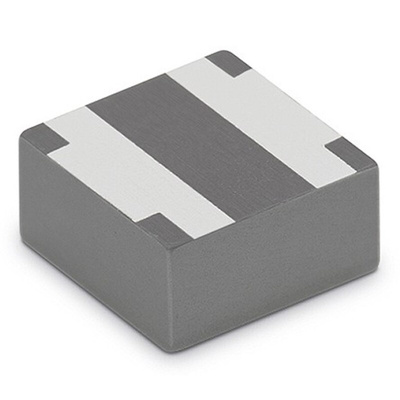 Wurth, WE-MAPI, 4020 Shielded Wire-wound SMD Inductor with a Magnetic Iron Alloy Core, 1 μH ±20% Moulded 7.2A Idc