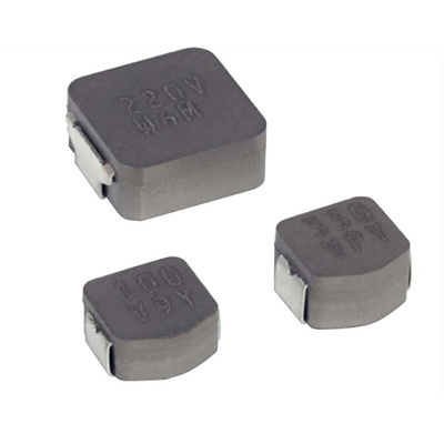 KEMET, MPLCV, 0645(3126) Shielded Wire-wound SMD Inductor with a Metal Composite Core, 10 μH ±20% Shielded 6.5A Idc