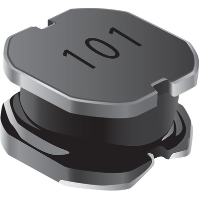 Bourns, SRN1060 Shielded Wire-wound SMD Inductor with a Ferrite Core, 100 μH 20% 1.7A Idc Q:13