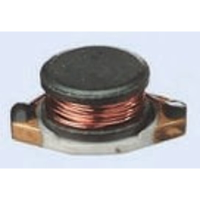 Wurth, WE-PD4 Unshielded Wire-wound SMD Inductor with a Ferrite Core, 6.8 μH ±20% 1.4A Idc