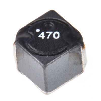 Wurth, WE-SPC, 4838 Shielded Wire-wound SMD Inductor with a Ferrite Core, 47 μH ±20% Wire-Wound 0.8A Idc