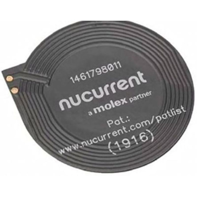 Molex Wireless Charging Receiver Coil, Copper, 35.02mm dia., 235mΩ, 115 Q Factor
