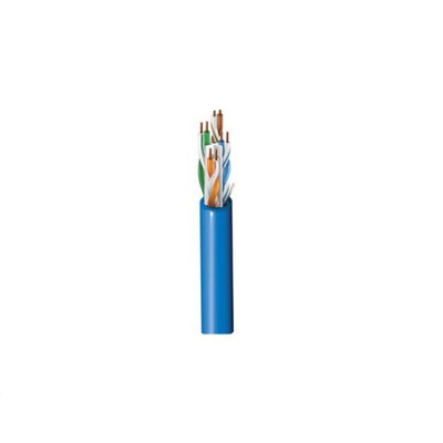 Belden Cat6 Ethernet Cable, U/UTP, Blue PVC Sheath, 100m, Flame Retardant