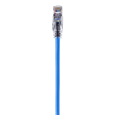 Belden Cat6 Male RJ45 to Male RJ45 Ethernet Cable, S/FTP, Blue LSZH Sheath, 1m, Low Smoke Zero Halogen (LSZH)