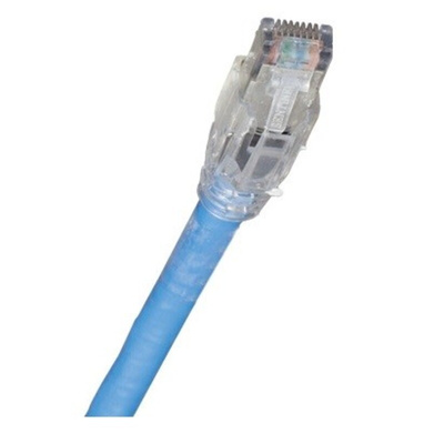Belden Cat6a Male RJ45 to Male RJ45 Ethernet Cable, S/FTP, Blue LSZH Sheath, 2m, Low Smoke Zero Halogen (LSZH)