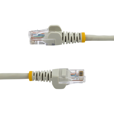 Startech Cat5e Male RJ45 to Male RJ45 Ethernet Cable, U/UTP, Grey PVC Sheath, 10m, CM Rated