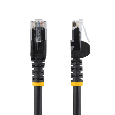 StarTech.com Cat6 Male RJ45 to Male RJ45 Ethernet Cable, U/UTP, Black PVC Sheath, 3m, CMG Rated